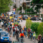 Erste Fahrrad-Demo des Radentscheid Heidelberg am 16. Mai 2021