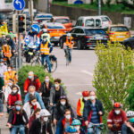 Erste Fahrrad-Demo des Radentscheid Heidelberg am 16. Mai 2021