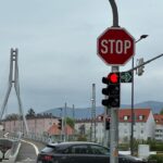 Rechtsab-Grünpfeil an der Kreuzung Da-Vinci-Straße/Eppelheimer Straße